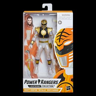 Power Rangers Lightning Collection Mighty Morphin Metallic White Ranger