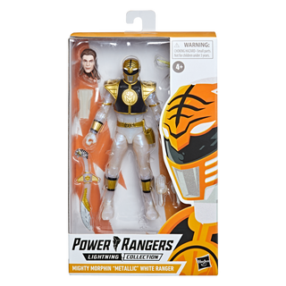 Power Rangers Lightning Collection Mighty Morphin Metallic White Ranger