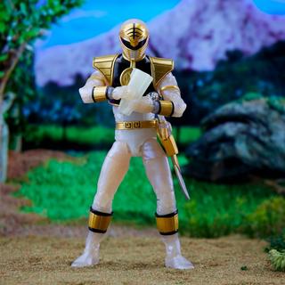 Power Rangers Lightning Collection Mighty Morphin Metallic White Ranger