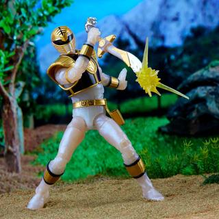 Power Rangers Lightning Collection Mighty Morphin Metallic White Ranger