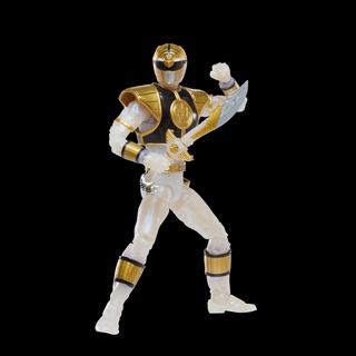 Power Rangers Lightning Collection Mighty Morphin Metallic White Ranger