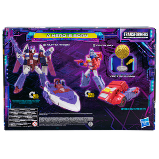 Transformers Generations Legacy Pack de 2 figurines Orion Pax Deluxe et Alpha Trion Voyageur A Hero is Born