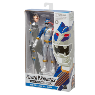 Power Rangers Lightning Collection Wild Force Lunar Wolf Ranger Figure