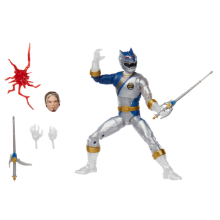 Power Rangers Lightning Collection Wild Force Lunar Wolf Ranger Figure