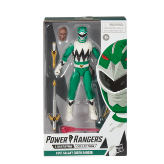 Power Rangers Lightning Collection Lost Galaxy Green Ranger Figure