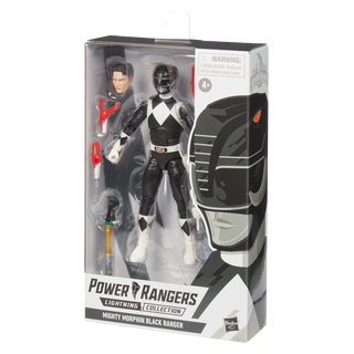 Power Rangers Lightning Collection Mighty Morphin Power Rangers Black Ranger Figure