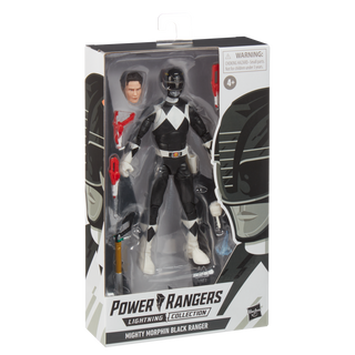 Power Rangers Lightning Collection Mighty Morphin Power Rangers Black Ranger Figure