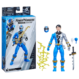 Power Rangers Lightning Collection Dino Fury Blue Ranger Figure