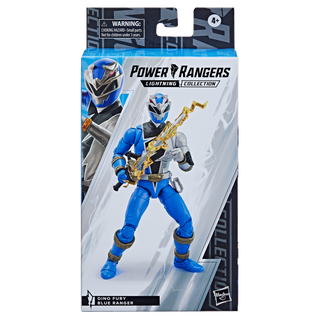 Power Rangers Lightning Collection Dino Fury Blue Ranger Figure