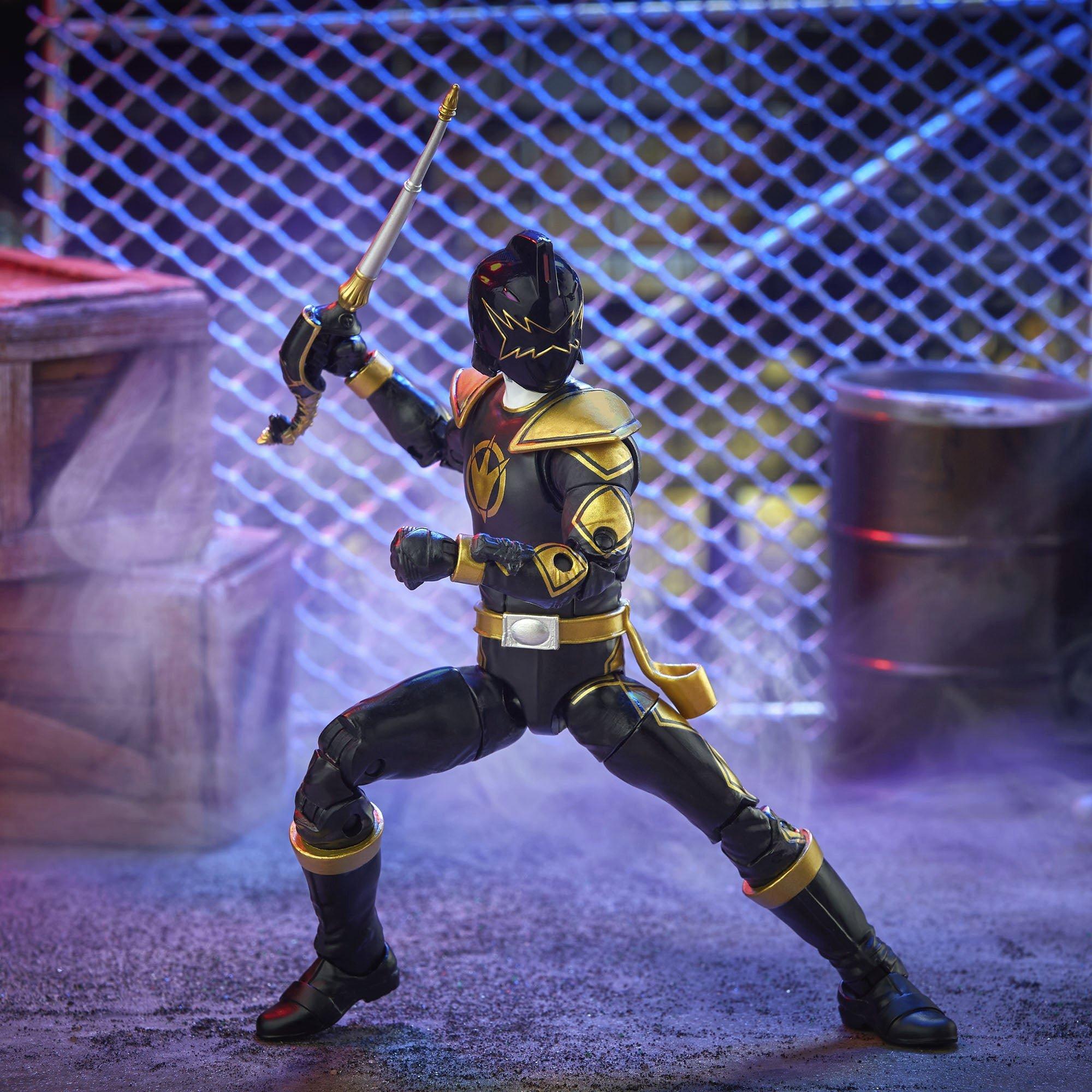 Power Rangers Lightning Collection Dino Thunder Black Ranger Figure