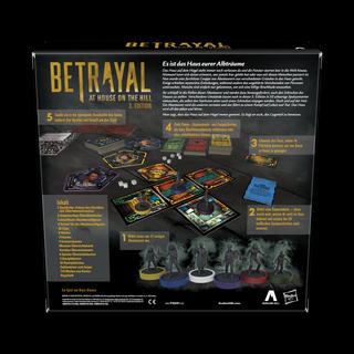 Avalon Hill Betrayal at House on the Hill 3. Edition (Deutsche Version)
