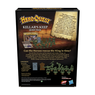 Avalon Hill HeroQuest Extension La forteresse de Kellar (Version en anglais)