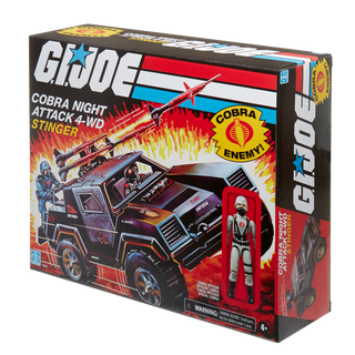 G.I. Joe Retro Collection Cobra Stinger with Cobra Officer