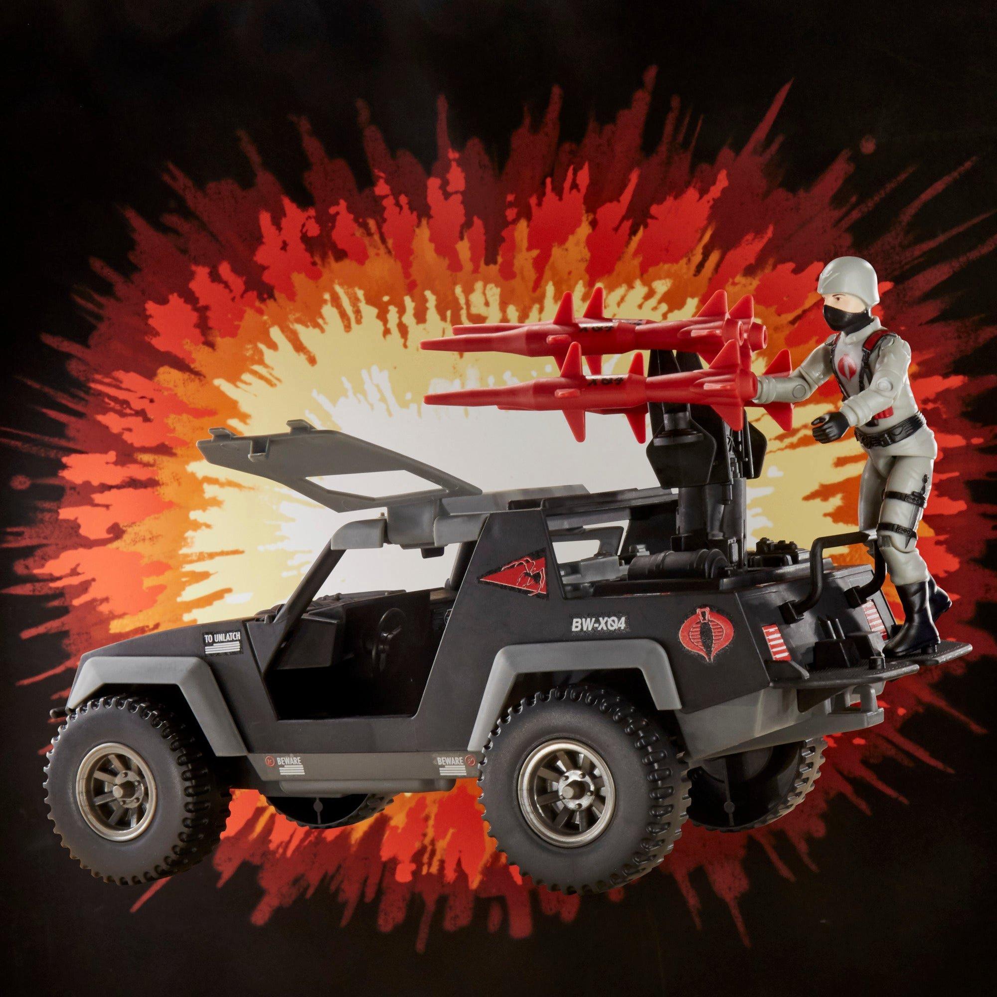 G.I. Joe Retro Collection Cobra Stinger mit Cobra Officer