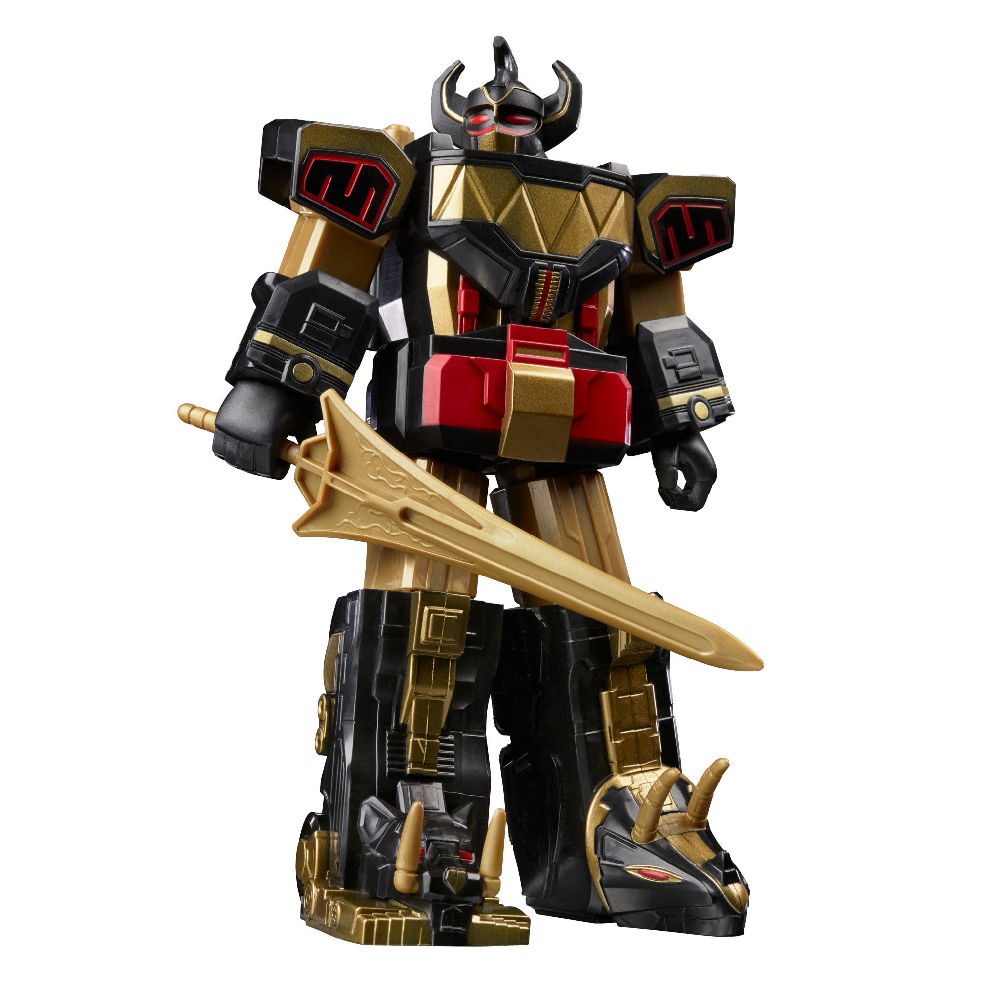 Power Rangers Mighty Morphin Black & Gold Dino Megazord 7-Inch Figure