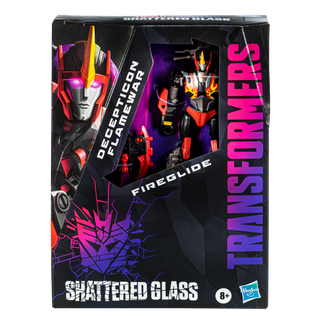 Transformers Generations Shattered Glass Collection Decepticon Flamewar with Fireglide & IDW’s Shattered Glass— Flamewar (Exclusive Hasbro Pulse Variant Cover)