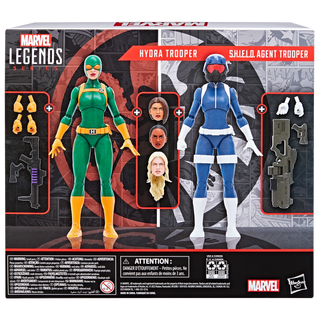 Hasbro Marvel Legends Series - Agente de S.H.I.E.L.D. y Soldado Hydra