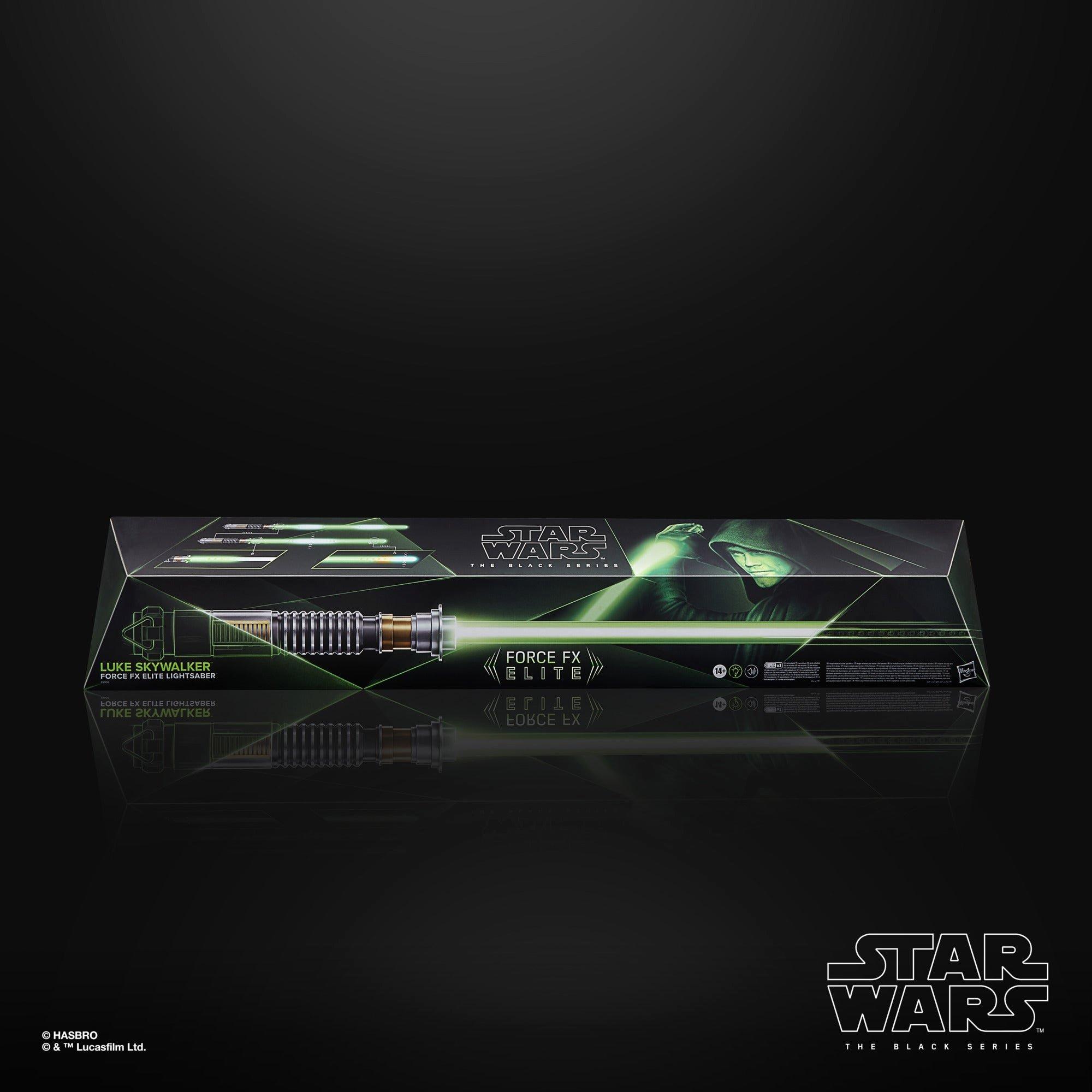 STAR WARS The Black Series Luke Skywalker Force FX Elite Electronic Lightsaber