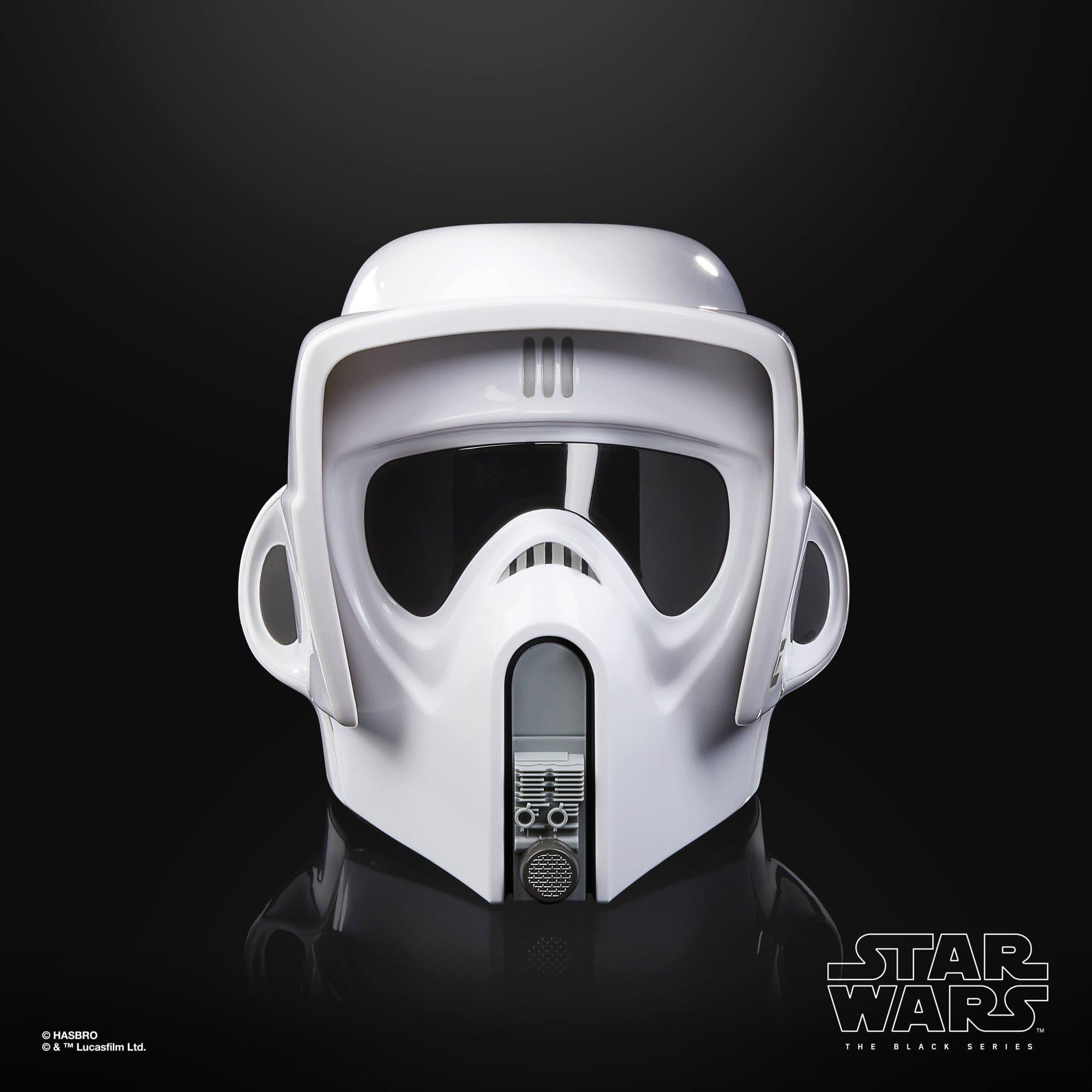 Casque Star Wars Shock Trooper Black Series – Échelle 1:1, Modulation Vocale, Cosplay Adulte, Inspiré De Battlefront II