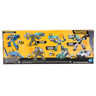 Transformers Buzzworthy Bumblebee, Troop Builder, confezione multipla