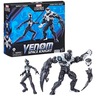 Hasbro Marvel Legends Series Venom Space Knight and Marvel's Mania