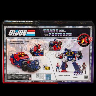 Transformers Collaborative G.I. Joe x Transformers, Soundwave, Thunder Machine dei Dreadnok, Zartan e Zarana