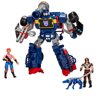 Transformers Collaborative G.I. Joe x Transformers Soundwave Dreadnok Thunder Machine, Zartan & Zarana