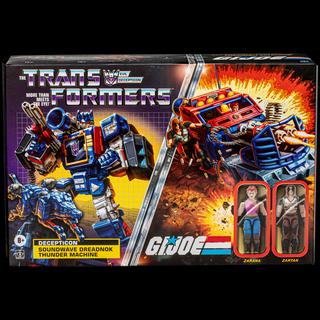 Transformers Collaborative G.I. Joe x Transformers, Soundwave, Thunder Machine dei Dreadnok, Zartan e Zarana