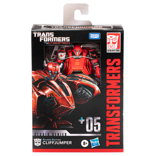 Transformers Studio Series Deluxe, Cliffjumper Gamer Edition 05, ispirata al videogioco "Transformers: War for Cybertron"