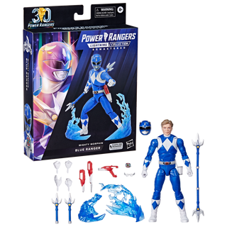 Power Rangers Lightning Collection Remastered Mighty Morphin Ranger Bleu