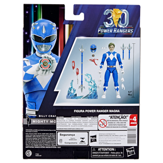 Power Rangers Lightning Collection Remastered Mighty Morphin Ranger Bleu