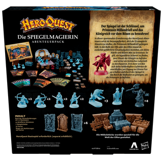 Avalon Hill HeroQuest, pack de quête Le mage du miroir (Version en allemand)