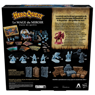 Avalon Hill HeroQuest, pack de quête Le mage du miroir (Version en français)