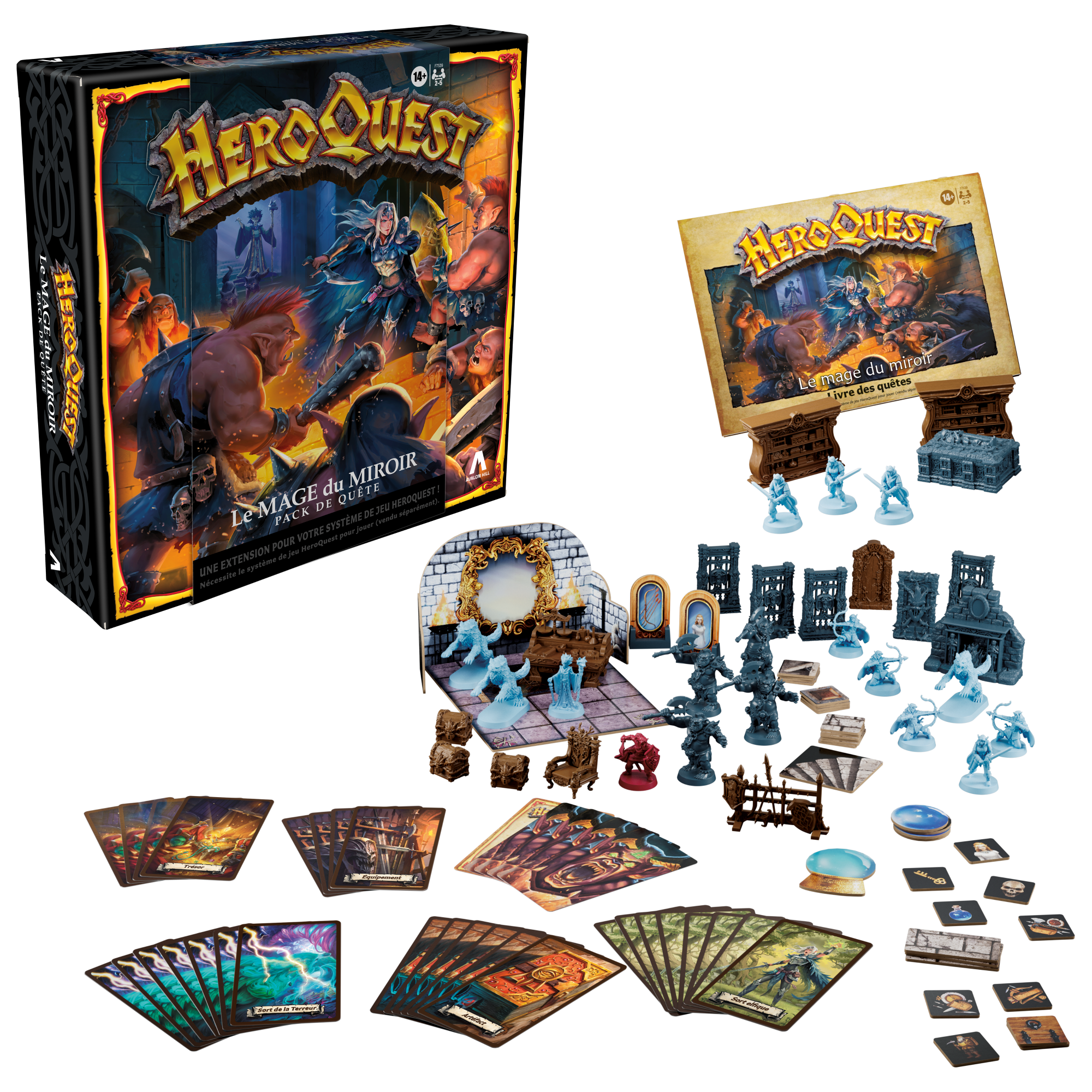 Avalon Hill HeroQuest Die Spiegelmagierin Abenteuerpack (Französische Version)