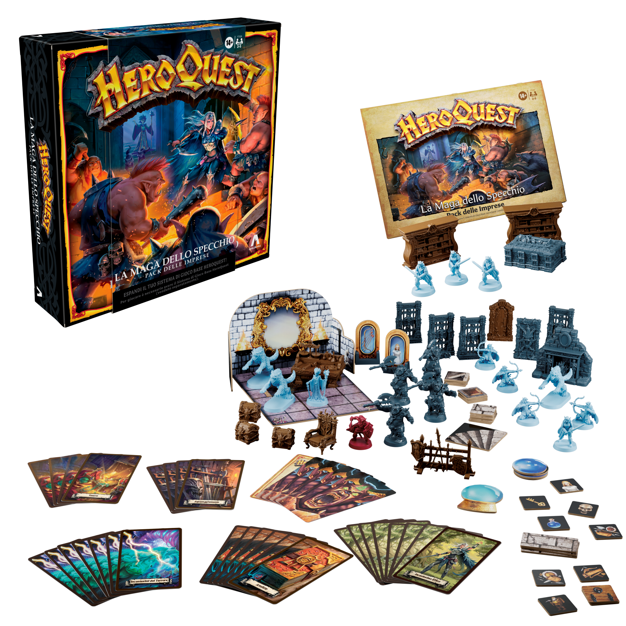 Avalon Hill HeroQuest Die Spiegelmagierin Abenteuerpack (Italienische Version)