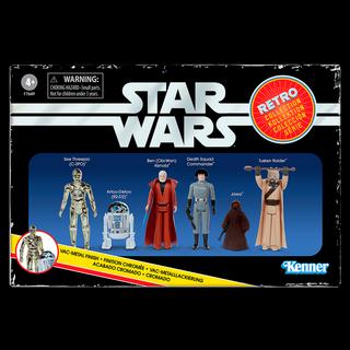 Hasbro Star Wars, Retro Collection, ""Star Wars: Una nuova speranza"", confezione multipla collezionabile da 6 action figure