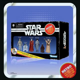 Hasbro Star Wars, Retro Collection, ""Star Wars: Una nuova speranza"", confezione multipla collezionabile da 6 action figure