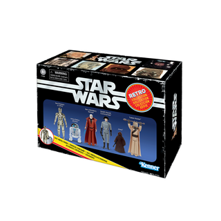 Hasbro Star Wars, Retro Collection, ""Star Wars: Una nuova speranza"", confezione multipla collezionabile da 6 action figure