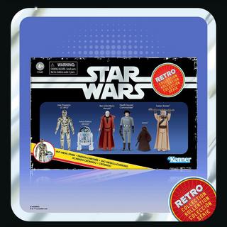 Hasbro Star Wars, Retro Collection, ""Star Wars: Una nuova speranza"", confezione multipla collezionabile da 6 action figure