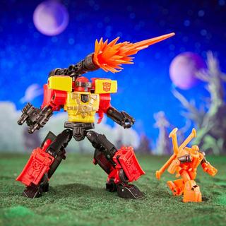 Transformers Legacy Evolution Armada Universe Powerlinx Hot Shot and Armada Universe Jolt Figures