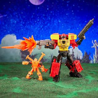 Transformers Legacy Evolution Armada Universe Powerlinx Hot Shot and Armada Universe Jolt Figures