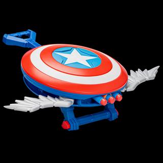 Marvel Mech Strike Mechasaurs Captain America Redwing Blaster