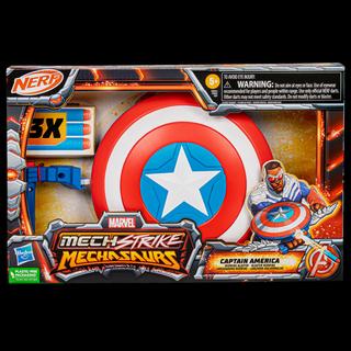Marvel Mech Strike Mechasaurs Captain America Redwing Blaster