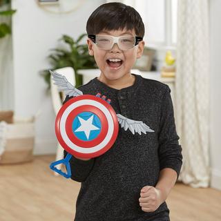 Marvel Mech Strike Mechasaurs Captain America Redwing Blaster