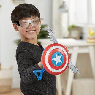 Marvel Mech Strike Mechasaurs Captain America Redwing Blaster