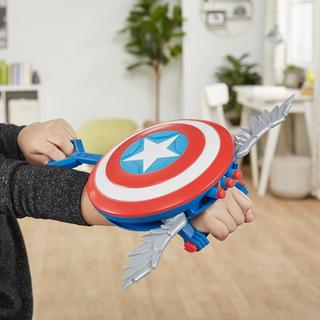 Marvel Mech Strike Mechasaurs Captain America Redwing Blaster