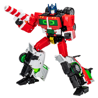 Transformers Generations Holiday Optimus Prime - Hasbro Pulse Transformers Generations Holiday Optimus Prime - Hasbro Pulse