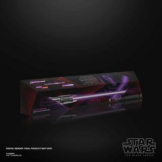 Star Wars The Black Series, sabre laser électronique Force FX Elite de Darth Revan