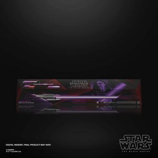 Star Wars The Black Series, sabre laser électronique Force FX Elite de Darth Revan