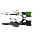 Nerf LMTD Star Trek Starfleet Typ 3 und Typ 2 Phaser Blaster
